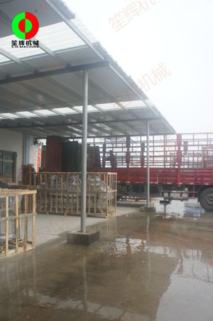 江西客戶訂購一批蔬菜加工生產線順利出貨