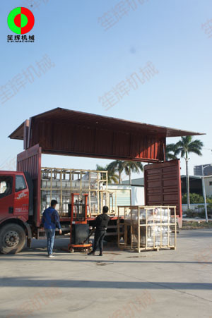 渦流洗菜機及平面分選臺順利完工出貨！