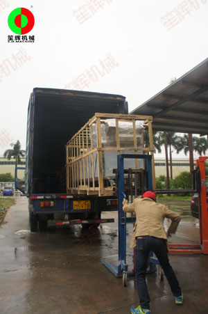 清明節前走一波,蔬果清洗設備裝車出貨!