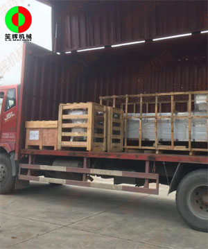 一批蔬果加工機械按期出貨交付客戶！