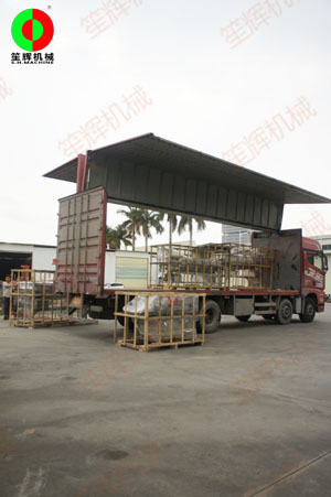 洗菜機等一批蔬果清洗加工設備交付發(fā)貨上海客戶!