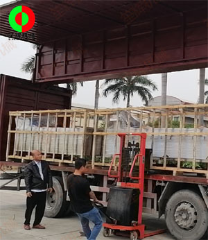 氣泡洗菜機等一批蔬果清洗設備按時交付客戶!