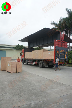 羅馬尼亞客戶薯條生產線按期裝車交付!