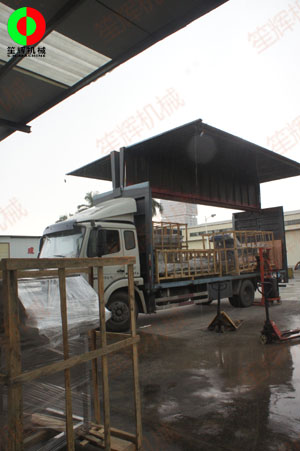 大雨滂沱,也要把蔬果清洗加工生產線按時按質裝車交付客戶!